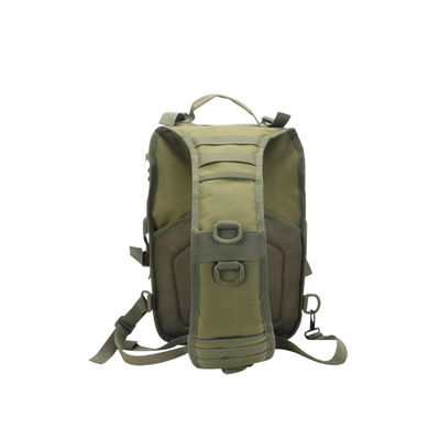 Sac à dos robuste de couleur verte d'Oxford, sac à dos de sport pour les aventures en plein air