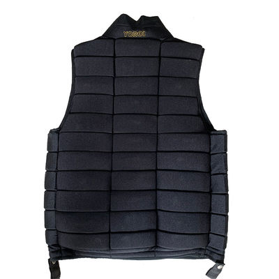 Veste noire certifiée pour la protection des cavaliers