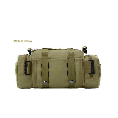 Sac à dos de camping en plein air Sacs à ceinture 0,45 kg Fermeture à fermeture à glissière Portable Molle Bag pour la randonnée