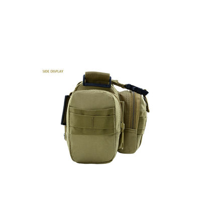 Sac à dos de camping en plein air Sacs à ceinture 0,45 kg Fermeture à fermeture à glissière Portable Molle Bag pour la randonnée