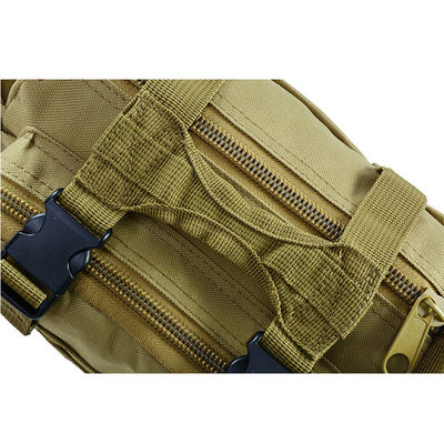 Sac à dos de camping en plein air Sacs à ceinture 0,45 kg Fermeture à fermeture à glissière Portable Molle Bag pour la randonnée