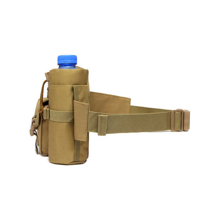 Sac à dos multicolore pour camping en plein air avec sac à bouteille d'eau de type ceinture et motif