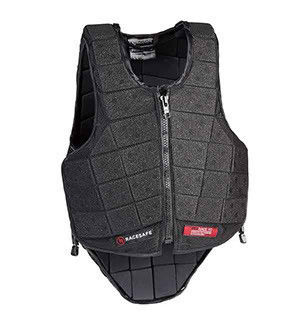 Logo personnalisé Veste de sécurité légère rembourrée pour jockey Confortable et protectrice