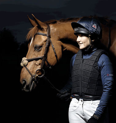 Logo personnalisé Veste de sécurité légère rembourrée pour jockey Confortable et protectrice