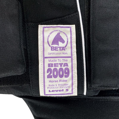 Équipement de chevauchée pour enfants Protecteur sportif en tissu de coton pour une protection maximale