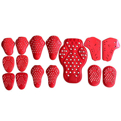 Matériau PU de protection sportive pour le genou de motocyclettes en couleur personnalisée pour la protection du corps