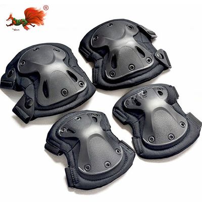 Logo personnalisé Coude de genou noir coude pour une protection durable