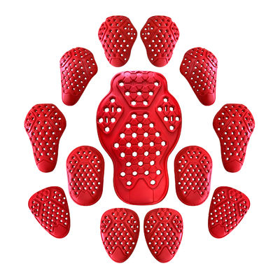 Légumes de dos en forme de coussinets de moto pour protection professionnelle et matériau en PU