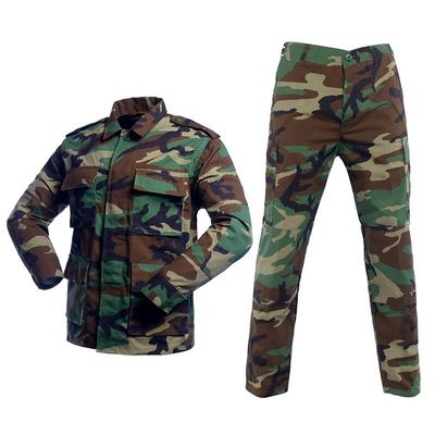 Protection contre les rayons UV Forêt BDU Uniformes de formation de garde Vêtements personnalisés 1,5 par ensemble