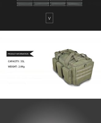 Sac à dos de sport en plein air avec une grande capacité et une poche de téléphone portable en polyester 600D