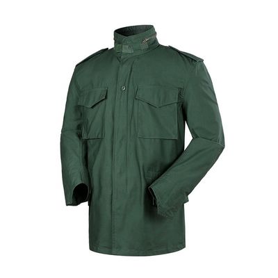 Acceptable OEM/ODM Polyester/Cotton Olivier Vert Jacket pour hommes M65 Pour les activités de plein air XS-XXL