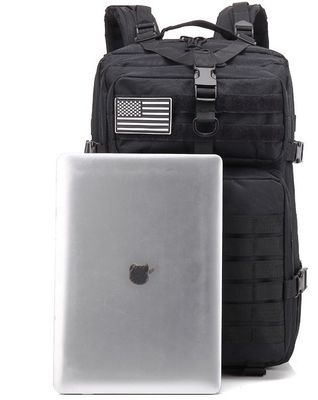 45L sac à dos Système MOLLE de grande capacité et poignée douce pour le forfait d'aventure en plein air