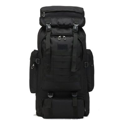 Polyester revêtement 80L grande capacité camping randonnée sac à dos pour les voyages et le trekking