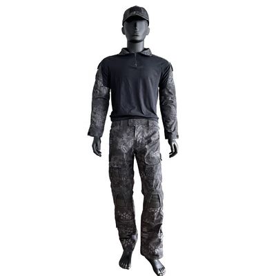 T-shirt tricoté à manches longues en polyester/coton pour homme Uniforme costume de grenouille en couleur personnalisée