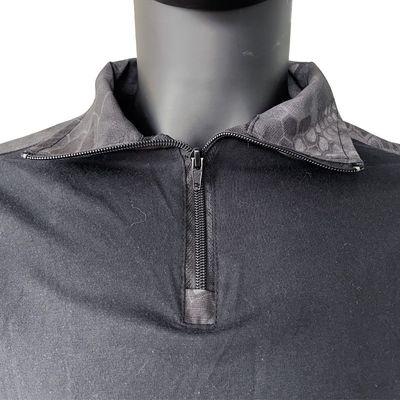 T-shirt tricoté à manches longues en polyester/coton pour homme Uniforme costume de grenouille en couleur personnalisée