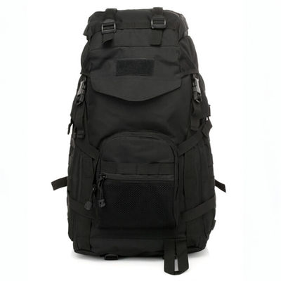 Sac à dos noir de grande capacité pour les sports en plein air en PVC et en polyester 600D