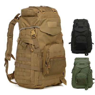 Sac à dos noir de grande capacité pour les sports en plein air en PVC et en polyester 600D