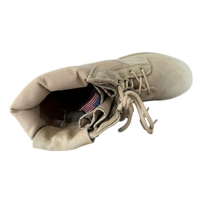 Sous-sol en caoutchouc imperméable à l'eau chaussures d'entraînement hommes Black Brown Desert Boots avec revêtement en maille