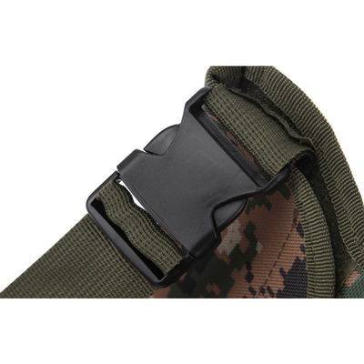 Ceinture de sac de taille en tissu de nylon 600D pour l'entraînement en plein air Randonnée à pied Alpinisme en kaki