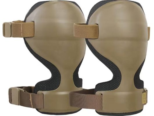 Entraînement en plein air Compresseurs de genou à coque dure pour la protection personnelle Grade professionnel vert