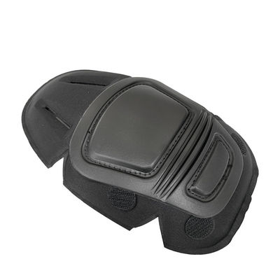 Protection professionnelle de la grenouille Des coussinets pour genou et coude Polyester noir flexible pour la sécurité