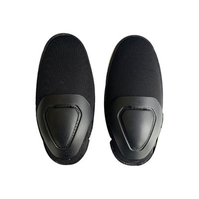 Protection professionnelle de la grenouille Des coussinets pour genou et coude Polyester noir flexible pour la sécurité
