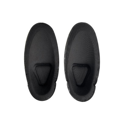 Protection professionnelle de la grenouille Des coussinets pour genou et coude Polyester noir flexible pour la sécurité