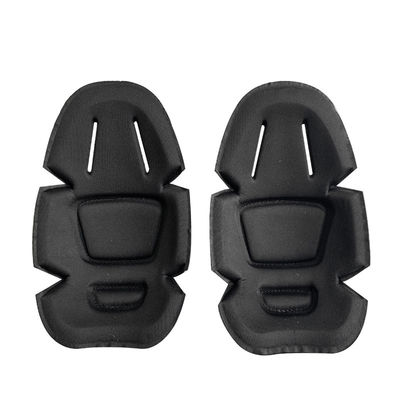 Protection professionnelle de la grenouille Des coussinets pour genou et coude Polyester noir flexible pour la sécurité