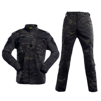 Fusion sans couture en plein air randonnée Travail de formation Costume à manches longues Chemises Pantalon ACU Hommes Uniforme de camouflage