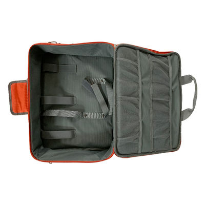 Petit sac vide rouge en tissu de nylon pour les premiers secours d'urgence à la maison et en voyage