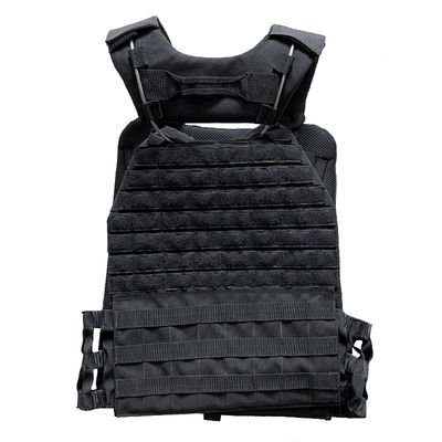 Veste d'entraînement S-XXL noire pour sports de plein air avec équipement essentiel du système de décharge rapide