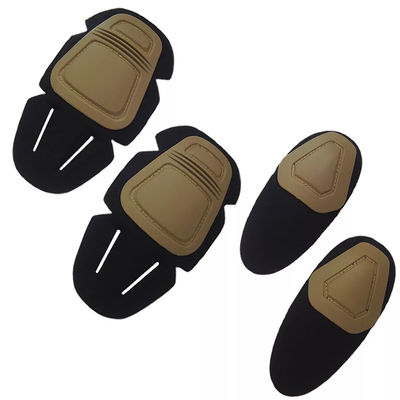 Équipement de protection professionnel Vêtement de grenouille en polyester noir Colis de genou et support de coude