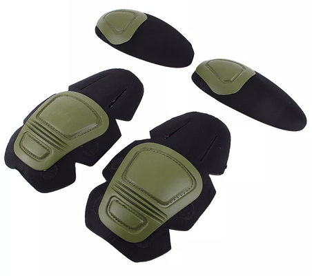 Équipement de protection professionnel Vêtement de grenouille en polyester noir Colis de genou et support de coude