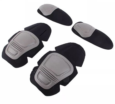 Équipement de protection professionnel Vêtement de grenouille en polyester noir Colis de genou et support de coude