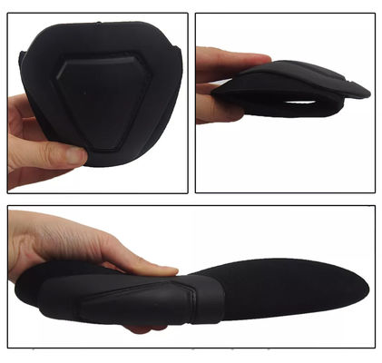 Équipement de protection professionnel Vêtement de grenouille en polyester noir Colis de genou et support de coude