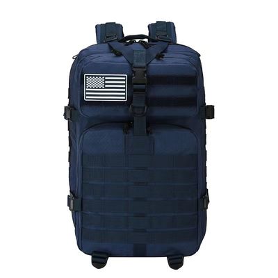 Sac à dos de randonnée en plein air de 45L avec fermeture à fermeture éclair et conception imperméable
