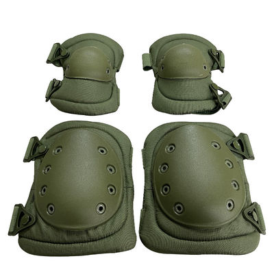 8 trous pour les genoux, coudes verts, équipement de protection contre les chutes pour adultes, 100% polyester