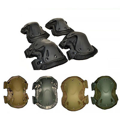 Commodes coquille dure couleur noire genou et coude pour une taille s'adapte à tous les équipements de protection
