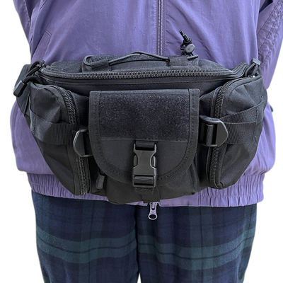 Sac à poitrine multifonctionnel Fanny Bag pour hommes Sports en plein air Sac à taille étanche Tourisme cycliste Cours