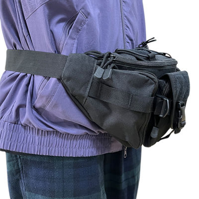 Sac à poitrine multifonctionnel Fanny Bag pour hommes Sports en plein air Sac à taille étanche Tourisme cycliste Cours