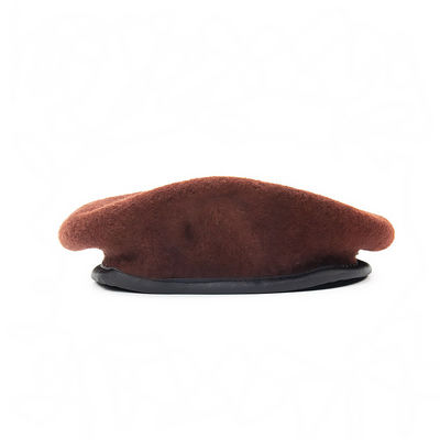Aération Beret d'automne et d'hiver haut plat chapeau de peintre en laine de couleur solide