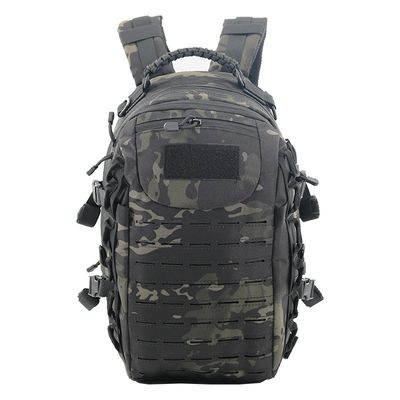 Sac à dos de randonnée à poignée douce multicolore avec revêtement étanche et matériau oxford