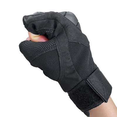 Gants noirs sur mesure pour l'entraînement et la protection de la sécurité