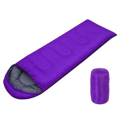 Camping en plein air Essentiel Couleurs personnalisées étanches Gros sac de couchage avec coton chaud