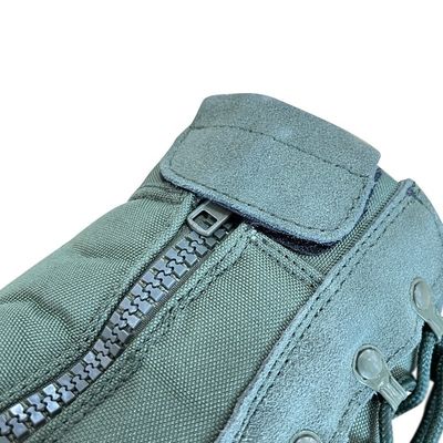 Chaussures de sport en cuir de vache bleu et en caoutchouc pour hommes Confortables chaussures de longueur de cheville