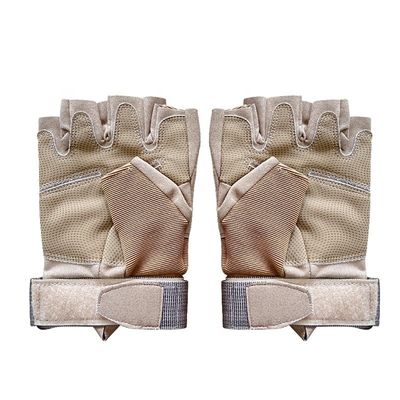 Matériau en fibres résistant à l'usure Gants d'entraînement sportif à demi-doigt pour activités de plein air