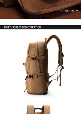 Sac de voyage en toile revêtu de tissu oxford à densité 60L étanche à l'eau et à l'humidité
