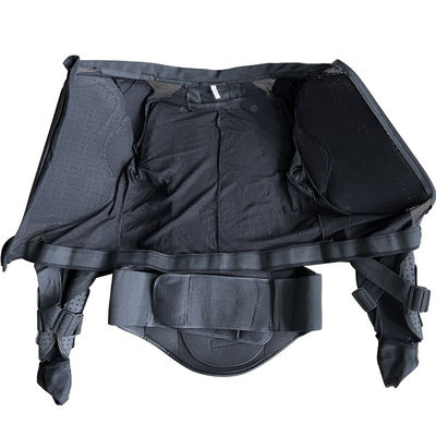 Protecteur tout-terrain, combinaison de moto noire avec taille M et autres protecteurs