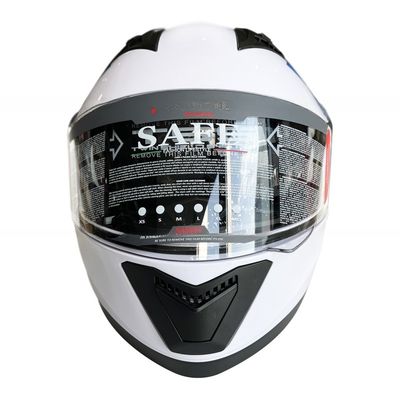 Unisexe Applicable Face complète Casque de sécurité de conduite de moto Aucun modèle