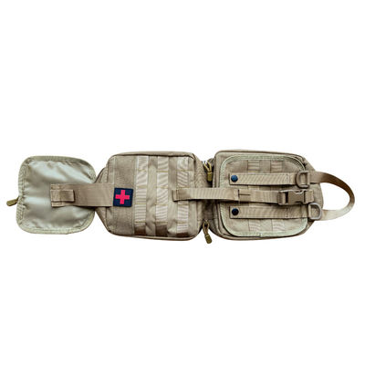 Sac de rangement de la trousse de premiers soins de couleur kaki pour les médicaments